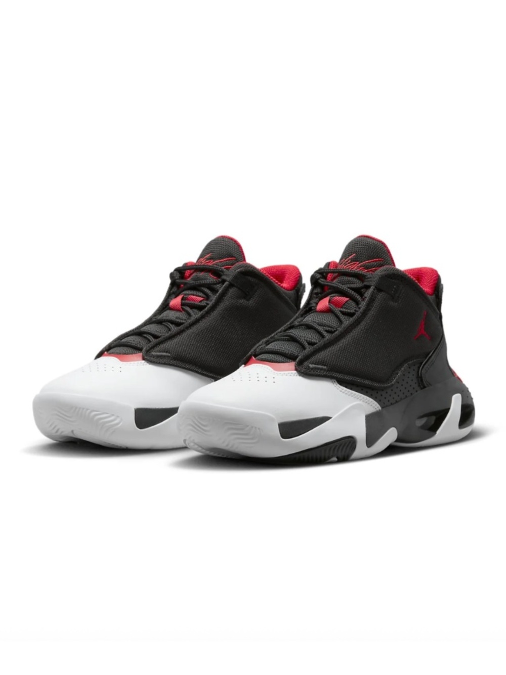Jordan (GS) Air Jordan Max Aura 4 'Black White Gym Red Size US 7Y - Picture 3 of 6